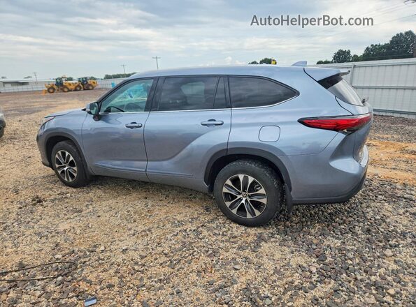 5TDGZRBH8LS046396 2020 TOYOTA HIGHLANDER Blue Rear left