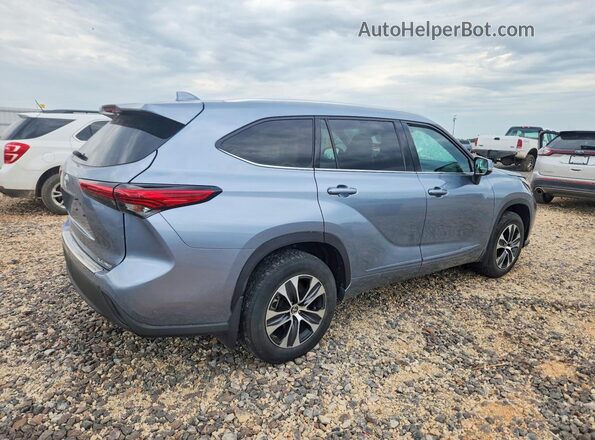 5TDGZRBH8LS046396 2020 TOYOTA HIGHLANDER Blue Rear right