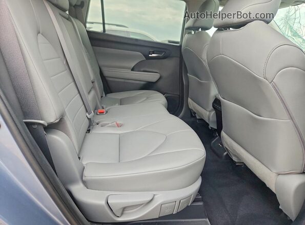 5TDGZRBH8LS046396 2020 TOYOTA HIGHLANDER Blue Rear interior view