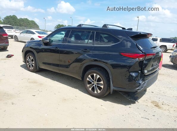 5TDGZRBH8MS105027 2021 TOYOTA HIGHLANDER Black უკანა მარცხენა