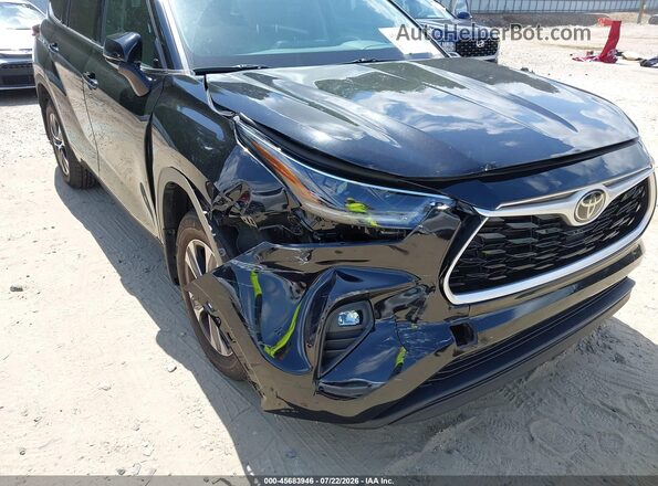 5TDGZRBH8MS105027 2021 TOYOTA HIGHLANDER Black წინა ხედი