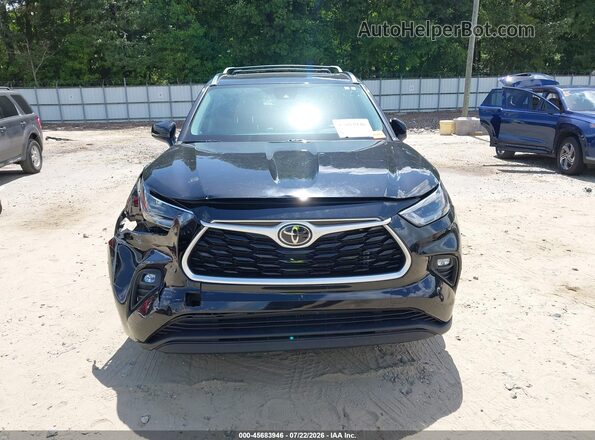 5TDGZRBH8MS105027 2021 TOYOTA HIGHLANDER Black ხელსაწყოთა პანელის ხედი