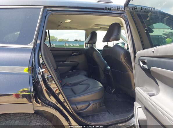 5TDGZRBH8MS105027 2021 TOYOTA HIGHLANDER Black VIN კოდის სტიკერის ხედი