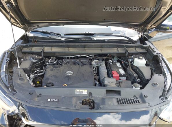 5TDGZRBH8MS105027 2021 TOYOTA HIGHLANDER Black უკანა ხედი