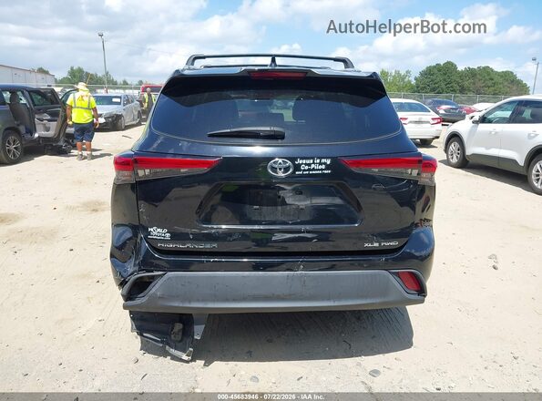 5TDGZRBH8MS105027 2021 TOYOTA HIGHLANDER Black 
