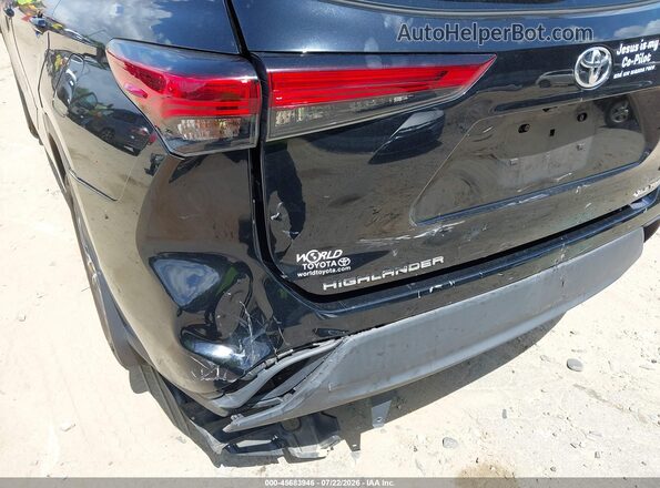 5TDGZRBH8MS105027 2021 TOYOTA HIGHLANDER Black 