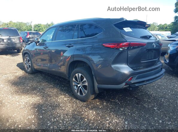 5TDGZRBH8MS529002 2021 TOYOTA HIGHLANDER Gray Задня ліва чверть