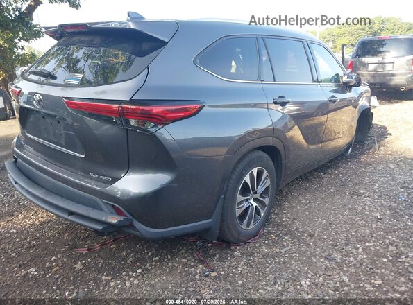 5TDGZRBH8MS529002 2021 TOYOTA HIGHLANDER Gray Задня права чверть