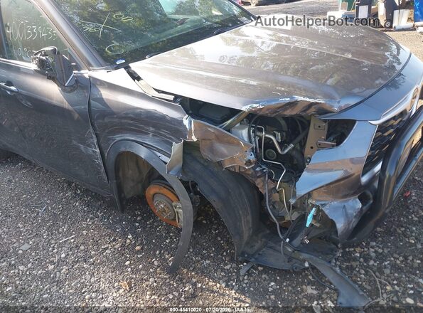 5TDGZRBH8MS529002 2021 TOYOTA HIGHLANDER Gray Вид спереду