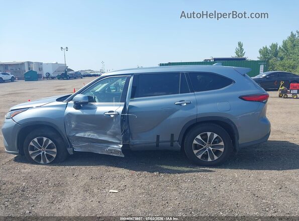 5TDGZRBHXLS048862 2020 TOYOTA HIGHLANDER Gray Vista interior de 360 grados