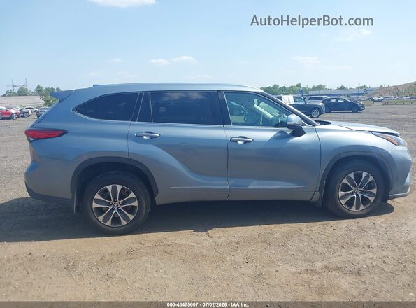5TDGZRBHXLS048862 2020 TOYOTA HIGHLANDER Gray Vista interior trasera