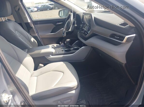 5TDGZRBHXLS048862 2020 TOYOTA HIGHLANDER Gray Vista interior delantera