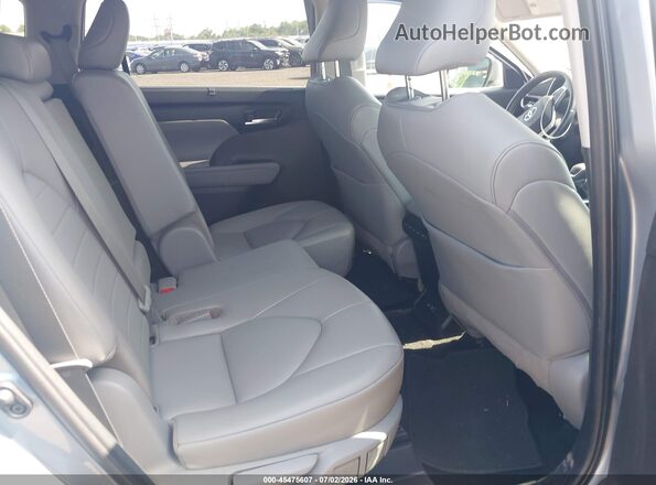 5TDGZRBHXLS048862 2020 TOYOTA HIGHLANDER Gray Vista de la etiqueta del VIN