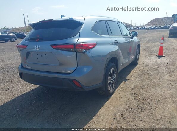 5TDGZRBHXLS048862 2020 TOYOTA HIGHLANDER Gray Trasero derecho