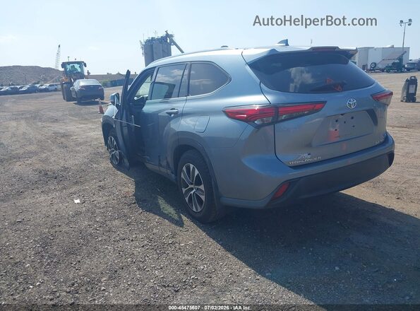 5TDGZRBHXLS048862 2020 TOYOTA HIGHLANDER Gray Trasero izquierdo