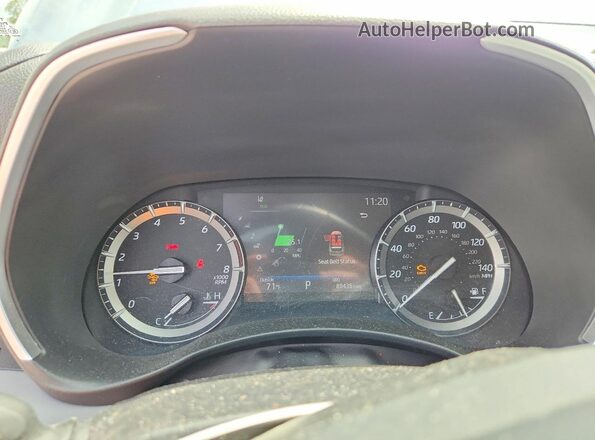 5TDGZRBHXMS079367 2021 TOYOTA HIGHLANDER Blue Սարքավորումների վահանակի տեսք