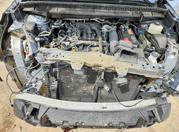 5TDGZRBHXMS079367 2021 TOYOTA HIGHLANDER Blue Շարժիչի բաժամունքի տեսք