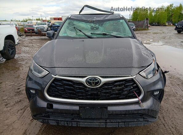 5TDGZRBHXMS115848 2021 TOYOTA HIGHLANDER Gray Widok z przodu