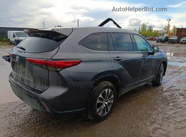 5TDGZRBHXMS115848 2021 TOYOTA HIGHLANDER Gray Tył prawy