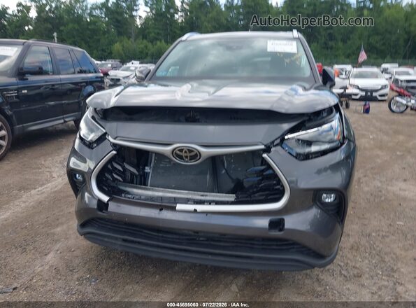5TDGZRBHXMS128146 2021 TOYOTA HIGHLANDER Gray წინა ხედი