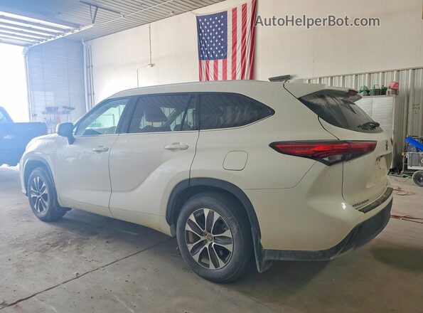 5TDGZRBHXMS535030 2021 TOYOTA HIGHLANDER Белый Задняя левая четверть