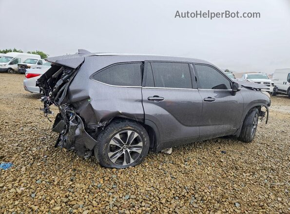 5TDHBRCH2NS553076 2022 TOYOTA HIGHLANDER Gray Tył prawy