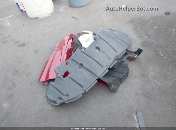 5TDHZRAH1MS079604 2021 TOYOTA HIGHLANDER Red Vista del cuadro de instrumentos