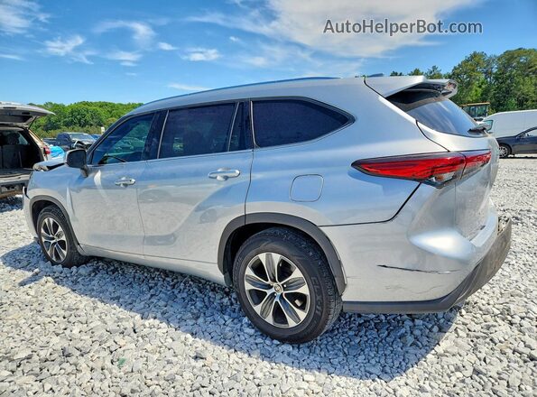 5TDHZRAH2LS501409 2020 TOYOTA HIGHLANDER Silver Rear left