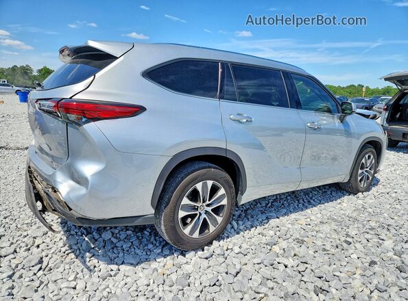 5TDHZRAH2LS501409 2020 TOYOTA HIGHLANDER Silver Rear right