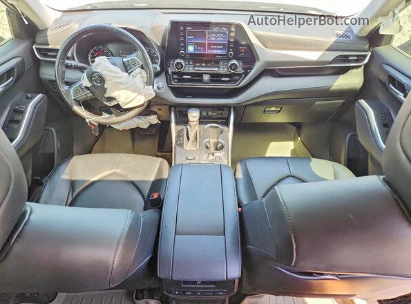 5TDHZRAH2LS501409 2020 TOYOTA HIGHLANDER Silver Dashboard view