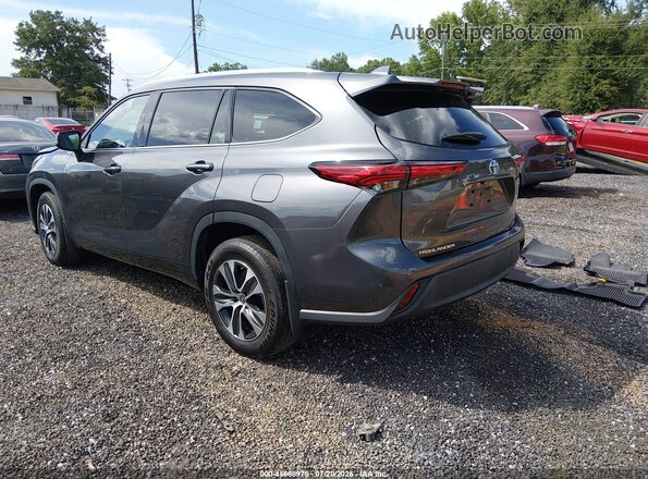 5TDHZRAH2NS552203 2022 TOYOTA HIGHLANDER Gray უკანა მარცხენა