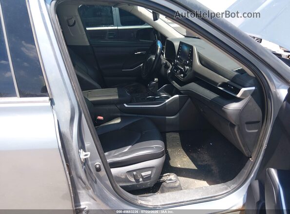 5TDHZRAH5LS009487 2020 TOYOTA HIGHLANDER Синий Вид салона спереди