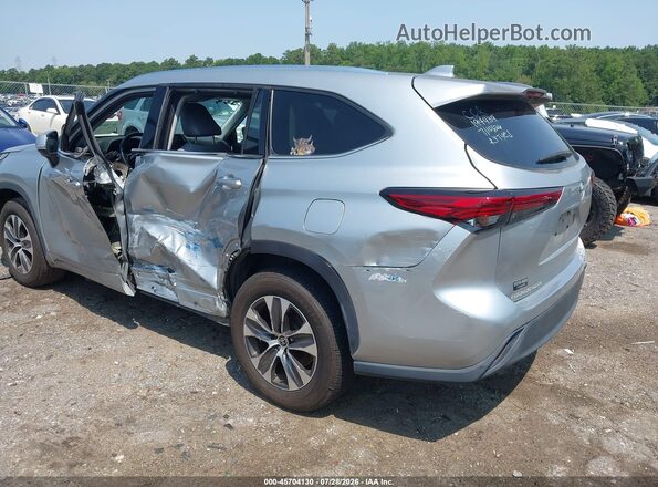 5TDHZRAH6LS012284 2020 TOYOTA HIGHLANDER Silver Trasero izquierdo