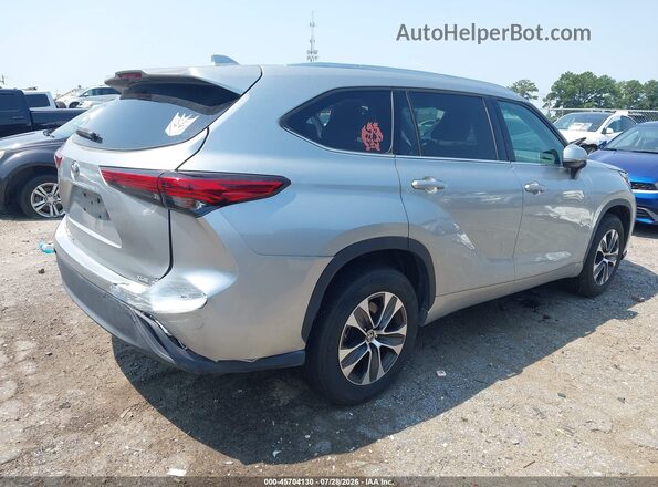 5TDHZRAH6LS012284 2020 TOYOTA HIGHLANDER Silver Trasero derecho