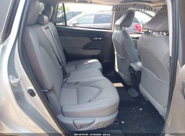 5TDHZRAH6LS012284 2020 TOYOTA HIGHLANDER Silver Vista de la etiqueta del VIN