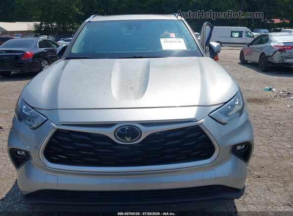 5TDHZRAH6LS012284 2020 TOYOTA HIGHLANDER Silver Vista del cuadro de instrumentos
