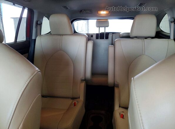5TDHZRBH0LS039706 2020 TOYOTA HIGHLANDER Red Rear seats view