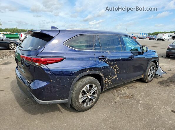 5TDHZRBH1LS028407 2020 TOYOTA HIGHLANDER Black Tył prawy