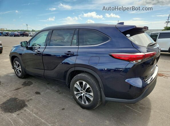 5TDHZRBH1LS028407 2020 TOYOTA HIGHLANDER Black Tył lewy