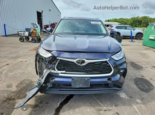 5TDHZRBH1LS028407 2020 TOYOTA HIGHLANDER Black Widok z przodu