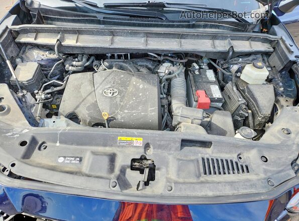 5TDHZRBH1LS028407 2020 TOYOTA HIGHLANDER Black Widok komory silnika