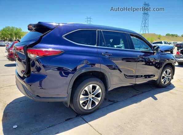 5TDHZRBH3MS108230 2021 TOYOTA HIGHLANDER Blue Tył prawy