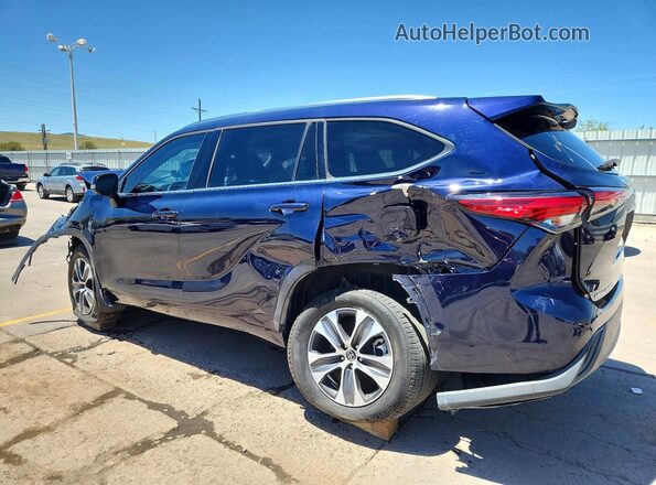 5TDHZRBH3MS108230 2021 TOYOTA HIGHLANDER Blue Tył lewy