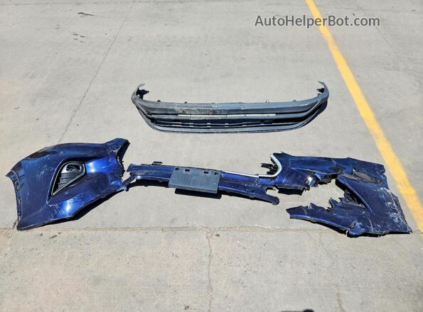 5TDHZRBH3MS108230 2021 TOYOTA HIGHLANDER Blue Widok naklejki z numerem VIN