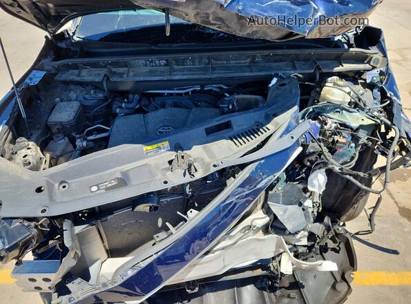 5TDHZRBH3MS108230 2021 TOYOTA HIGHLANDER Blue Widok komory silnika