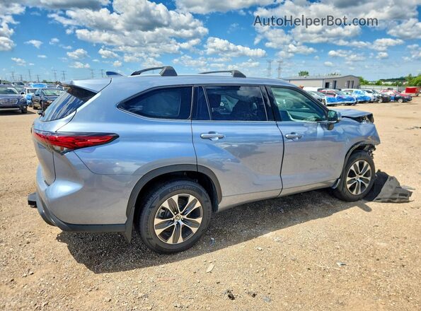 5TDHZRBH3NS229499 2022 TOYOTA HIGHLANDER Синий Задняя правая четверть