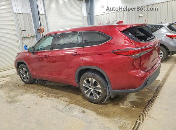5TDHZRBH4LS005185 2020 TOYOTA HIGHLANDER Red Задня ліва чверть