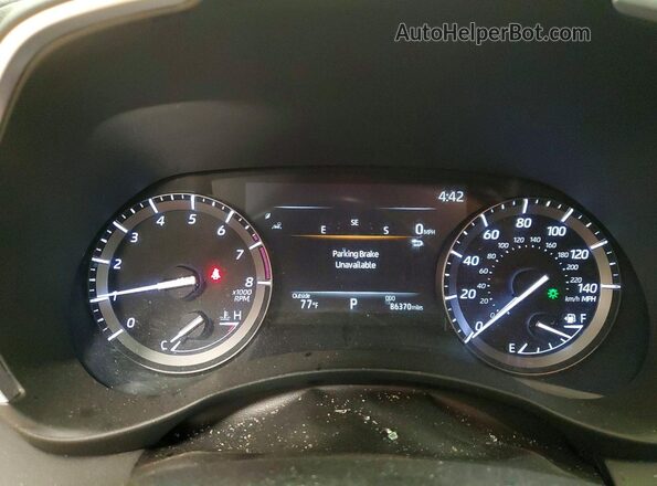 5TDHZRBH4LS005185 2020 TOYOTA HIGHLANDER Red Вид щитка приладів