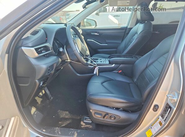 5TDHZRBH5LS502858 2020 TOYOTA HIGHLANDER Tan Вид салону спереду
