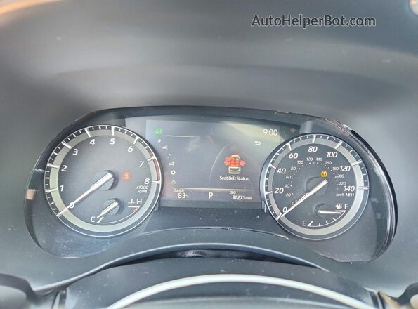 5TDHZRBH5LS502858 2020 TOYOTA HIGHLANDER Tan Вид щитка приладів